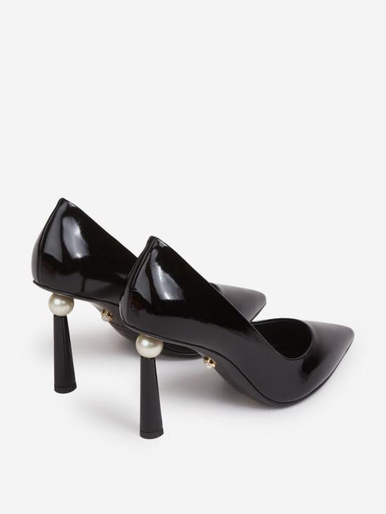 25FW 알레비 뮬/슬리퍼 L26W4001 R 1261997 BLACK Red - ALEVI