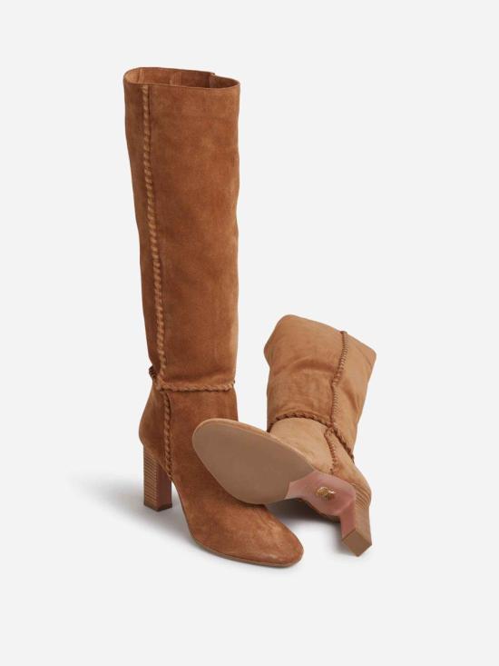 25FW 아쿠아주라 부츠 IDYMIDB1 SCR CAMEL Brown - AQUAZZURA