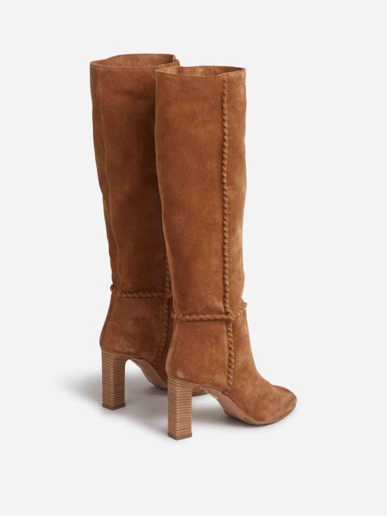 25FW 아쿠아주라 부츠 IDYMIDB1 SCR CAMEL Brown - AQUAZZURA