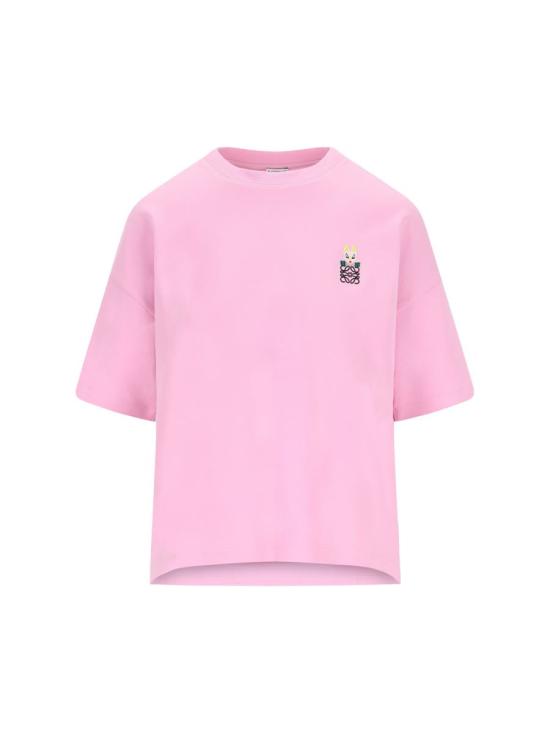 26SS 로에베 반팔 티셔츠 S359Y22XAI7140 P26 PINK