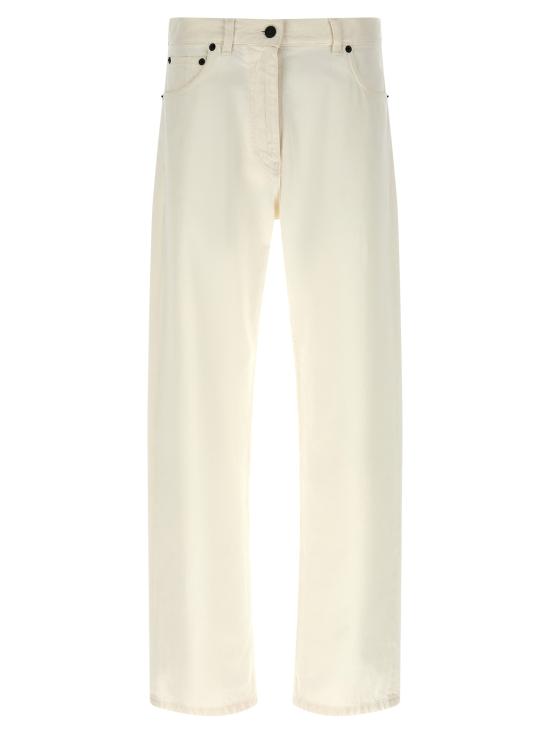 25FW 더로우 데님 팬츠 7776W4247WHT White