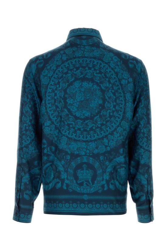 26SS 베르사체 긴팔 셔츠 10217151A13557 5UH90 PETROLBLUETONAL - VERSACE