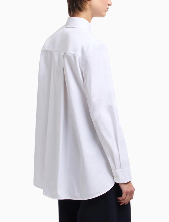 25FW 엠포리오 아르마니 셔츠 EW002666AF12441U0002 OPTICAL WHITE - EMPORIO ARMANI