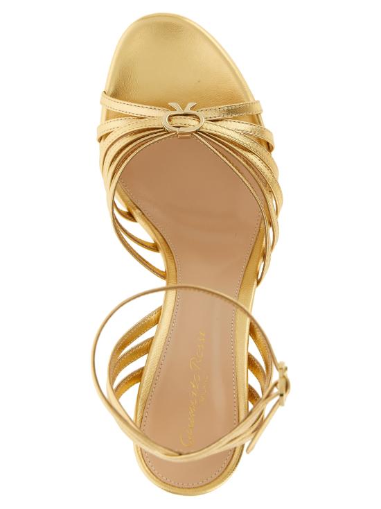 26SS 지안비토로시 샌들 G3263270RICNPSMEKO Gold - GIANVITO ROSSI