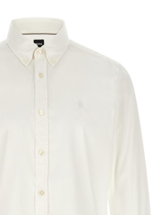 26SS 휴고보스 긴팔 셔츠 50556076100 White - HUGO BOSS