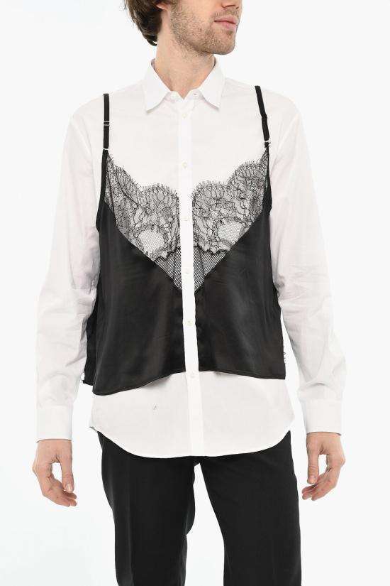  디스퀘어드2 긴팔 셔츠 S71DM0662 S36275 100 White