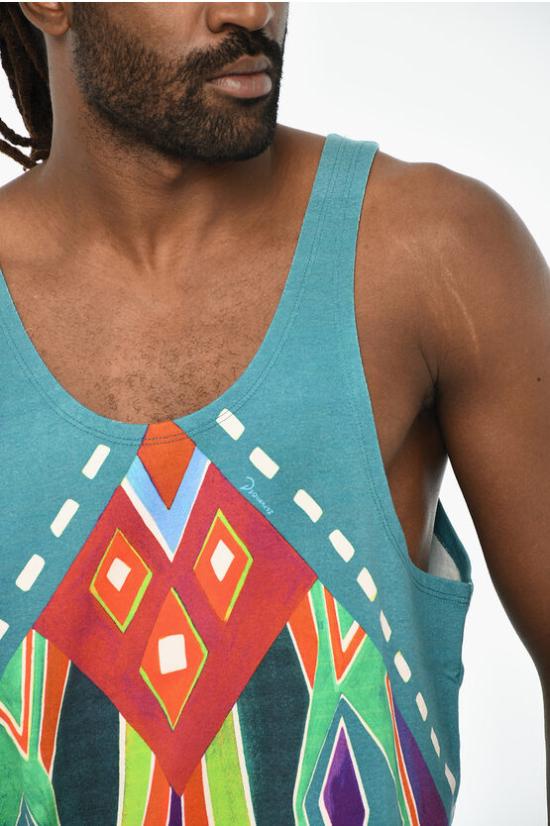  디스퀘어드2 민소매 티셔츠 S71NL0074 S24544 001S Multicolor - DSQUARED2