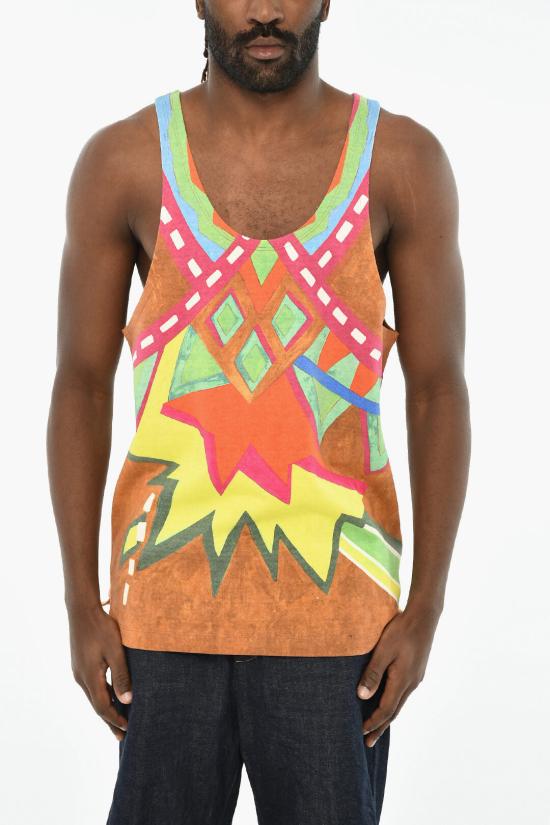  디스퀘어드2 민소매 티셔츠 S71NL0073 S24542 001S Multicolor