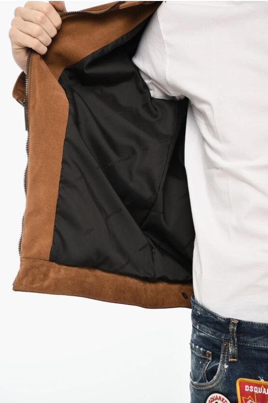  디스퀘어드2 가죽 자켓 S71AN0452 SY1627 142 Brown - DSQUARED2