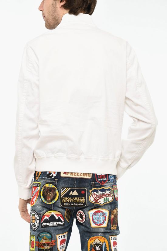  디스퀘어드2 봄버 자켓 S71AN0444 S39021 100 White - DSQUARED2