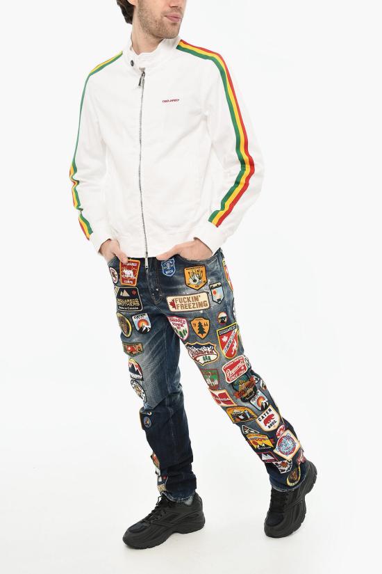  디스퀘어드2 봄버 자켓 S71AN0444 S39021 100 White - DSQUARED2