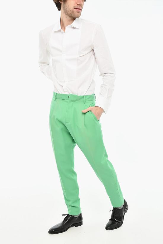  디스퀘어드2 스트레이트 팬츠 S71KB0535 S76497 666 Green - DSQUARED2