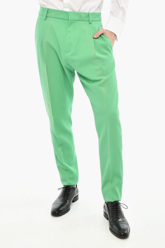  디스퀘어드2 스트레이트 팬츠 S71KB0535 S76497 666 Green