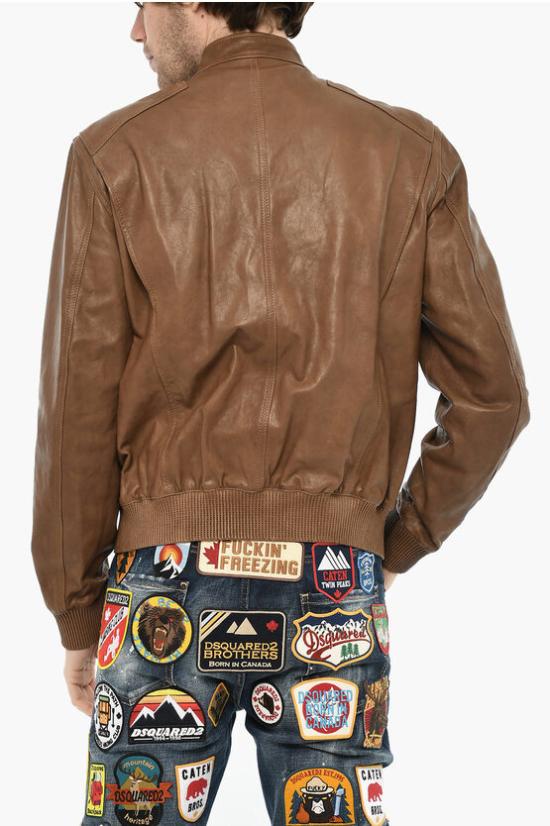  디스퀘어드2 가죽 자켓 S71AN0520 D07006 143 Green - DSQUARED2