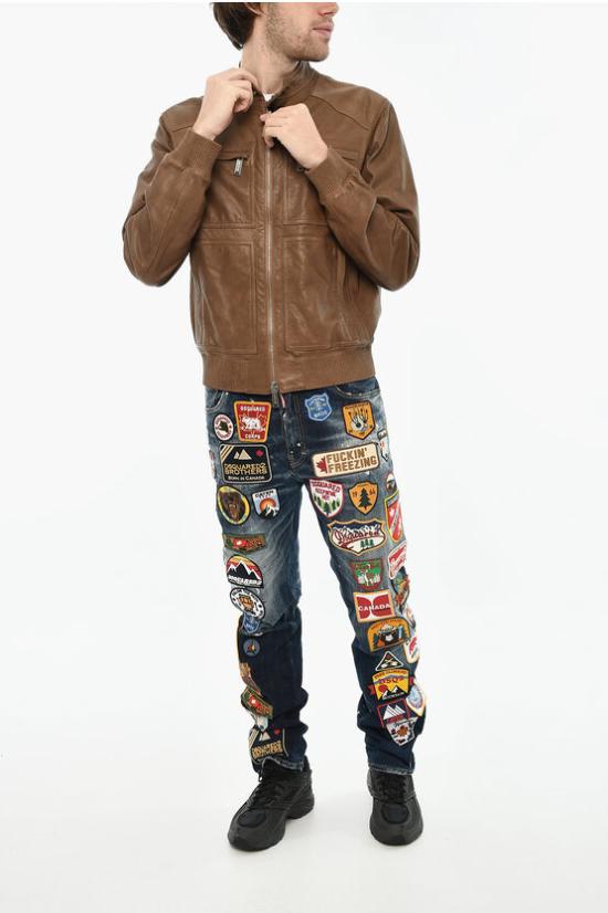  디스퀘어드2 가죽 자켓 S71AN0520 D07006 143 Green - DSQUARED2