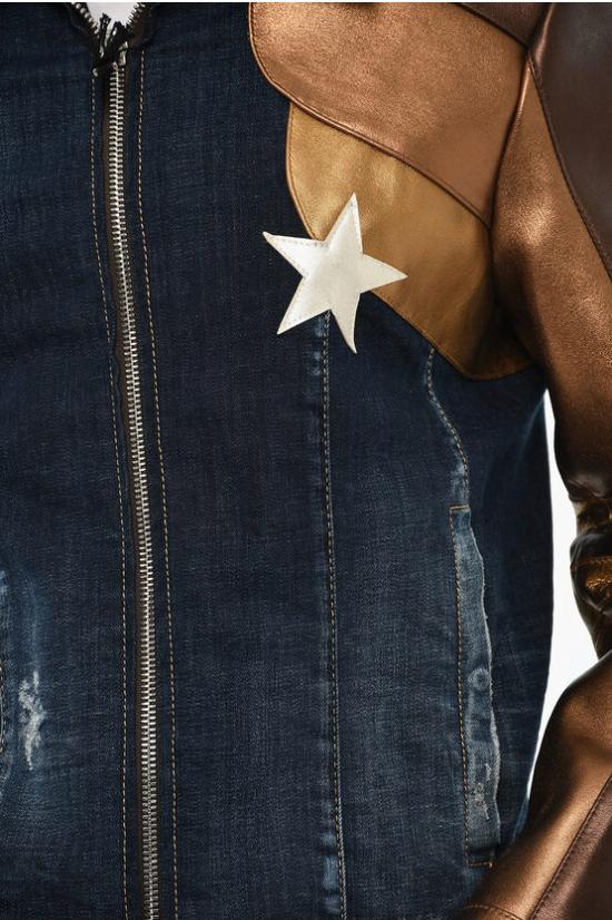  디스퀘어드2 데님 자켓 S71AN0521 S30664 470 Blu Marrone - DSQUARED2