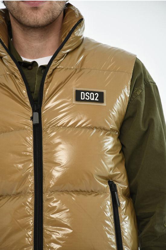  디스퀘어드2 패딩 조끼 S74FB0317 S54056 132 Brown - DSQUARED2