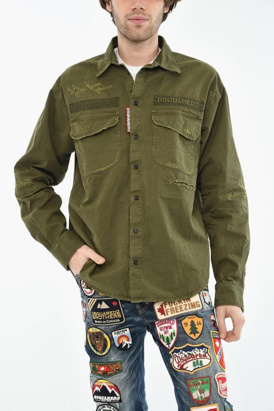  디스퀘어드2 자켓 S74DM0875 S78205 695 Military Green
