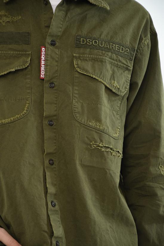  디스퀘어드2 자켓 S74DM0875 S78205 695 Military Green - DSQUARED2
