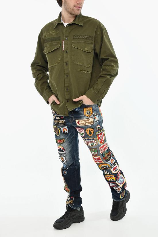  디스퀘어드2 자켓 S74DM0875 S78205 695 Military Green - DSQUARED2