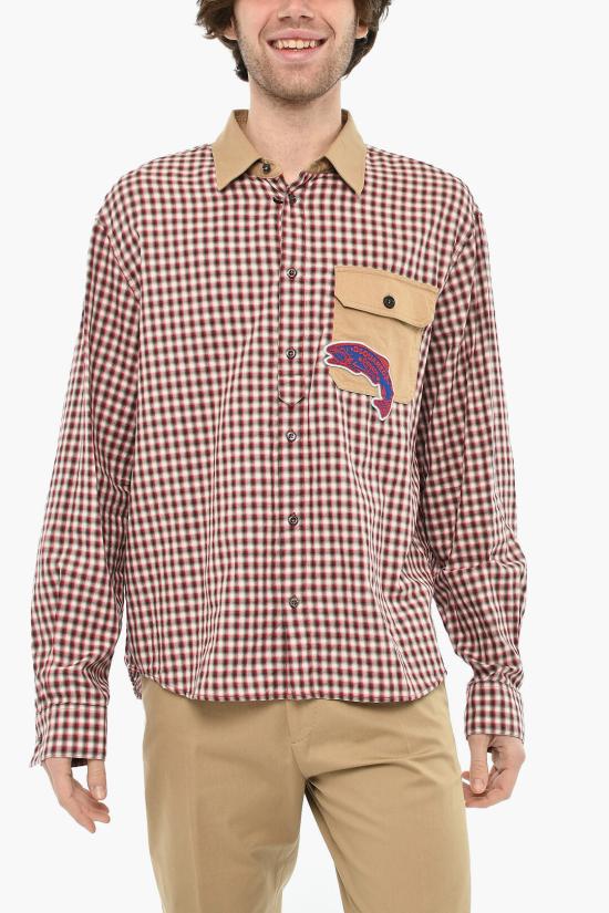  디스퀘어드2 긴팔 셔츠 S74DM0843 D35068 003F Multicolor