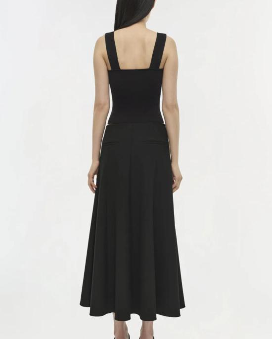  조나단 심카이 블라우스 Jonathan Simkhai Madine 탱크 탑 블랙 - JONATHAN SIMKHAI