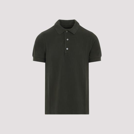 26SS 톰포드 폴로 티셔츠 JPS011 JMT013 GAL MILITARY GREEN