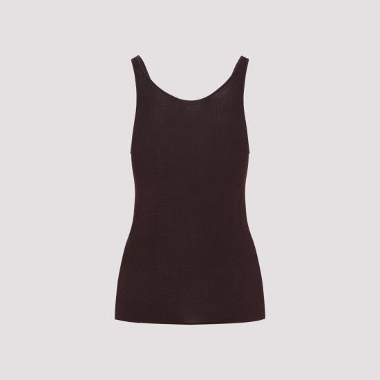 26SS 더프랭키샵 민소매 티셔츠 TAFS174447 711 BURGUNDY - THE FRANKIE SHOP