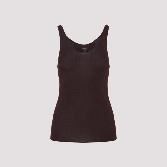 26SS 더프랭키샵 민소매 티셔츠 TAFS174447 711 BURGUNDY - THE FRANKIE SHOP