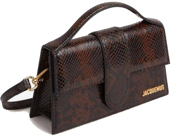  자크뮈스 라지 밤비노 크로스바디 플랩 백 BAW00007AC05A01 BROWN - JACQUEMUS