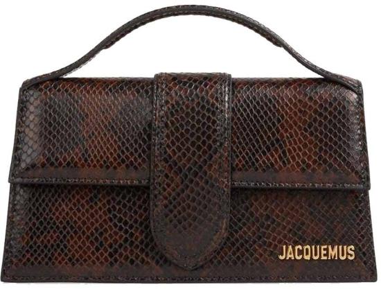  자크뮈스 라지 밤비노 크로스바디 플랩 백 BAW00007AC05A01 BROWN