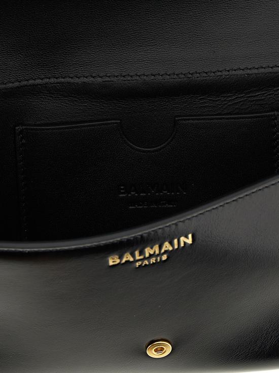 26SS 발망 명함지갑 GN1ON259LMTE0PA Black - BALMAIN