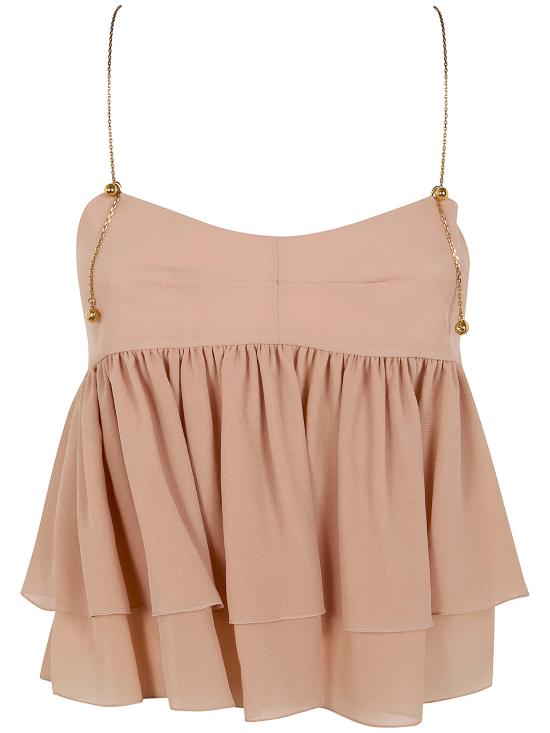 26SS 끌로에 민소매 티셔츠 CH26SHT15002 6H7 BISCUIT PINK - CHLOE