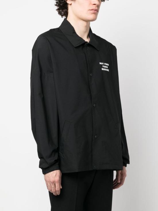 26SS 드롤드무슈 긴팔 셔츠 PERMJT183PA014 BL Black - DROLE DE MONSIEUR