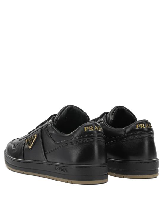 26SS 프라다 다운타운 나파 레더 스니커즈 2EE364038F0633 F D001 Black - PRADA