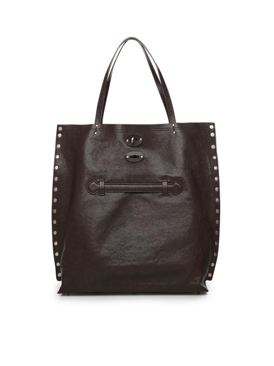 25FW 자넬라토 토트백 068790 2100000Z1153 BROWN CARBONE