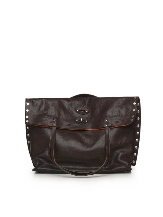 25FW 자넬라토 토트백 068790 2100000Z1153 BROWN CARBONE - ZANELLATO
