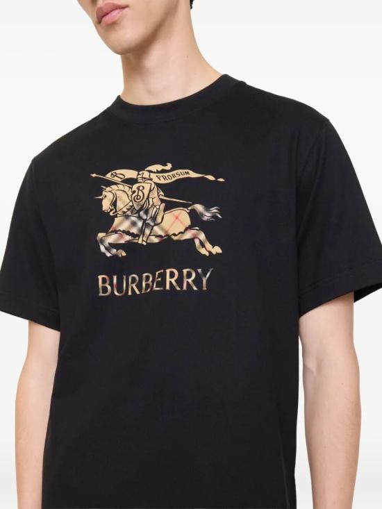26SS 버버리 반팔 티셔츠 8119013 A1189 BLACK - BURBERRY