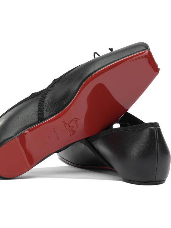 26SS 크리스챤 루부탱 플랫 슈즈 1260083B439 Black - CHRISTIAN LOUBOUTIN