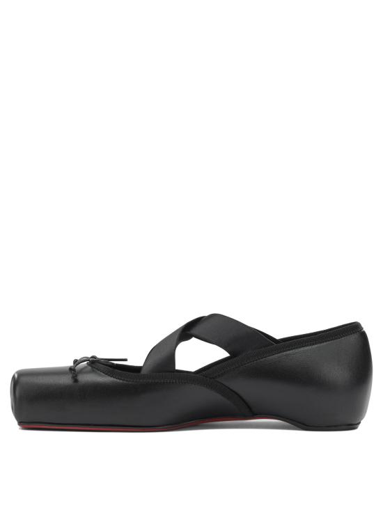 26SS 크리스챤 루부탱 플랫 슈즈 1260083B439 Black - CHRISTIAN LOUBOUTIN