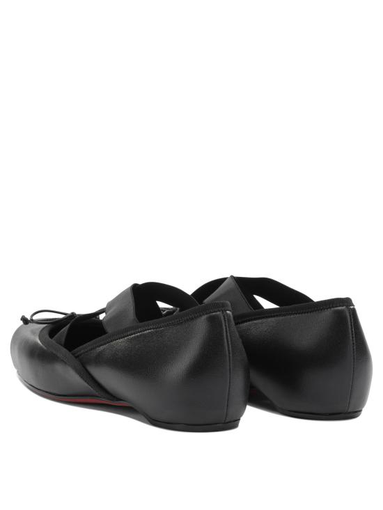 26SS 크리스챤 루부탱 플랫 슈즈 1260083B439 Black - CHRISTIAN LOUBOUTIN