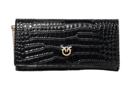 25FW 핑코 지갑 105351 A2OHZ99V Black