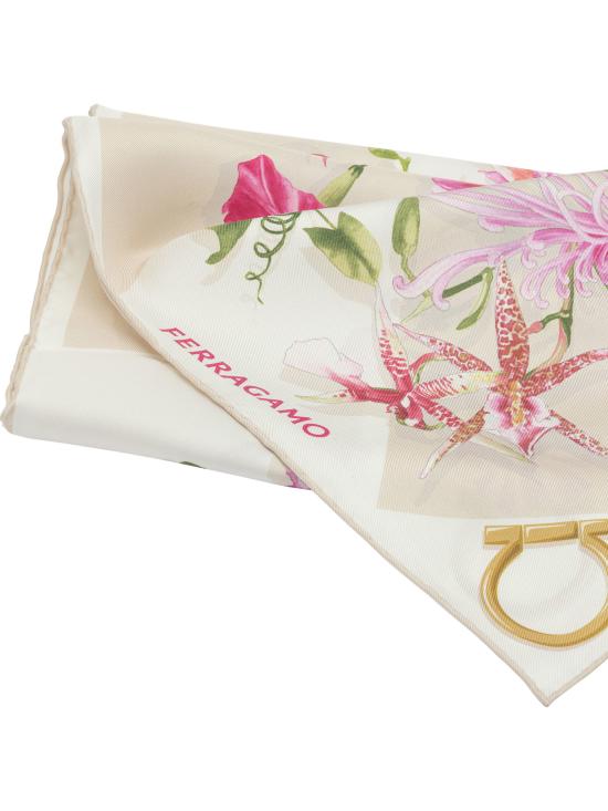 26SS 살바토레 페라가모 머플러/스카프 0789918 White - SALVATORE FERRAGAMO