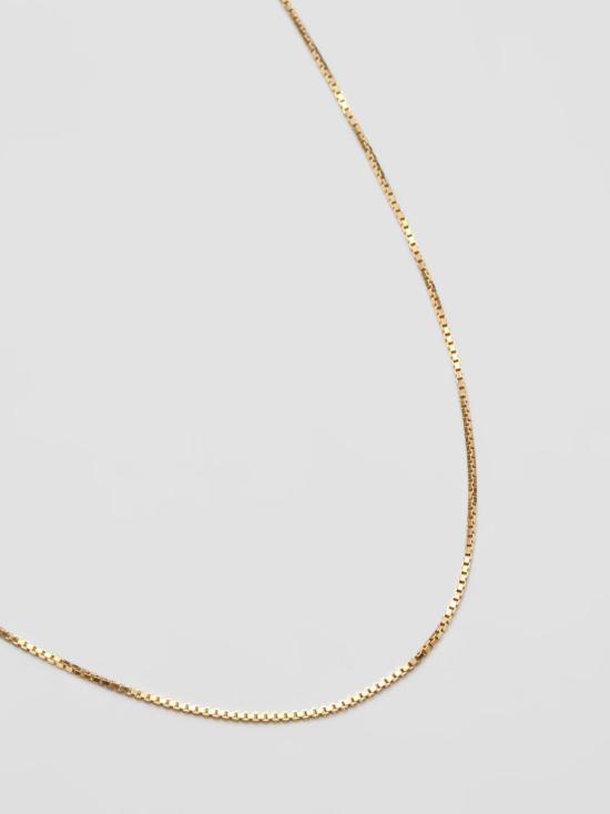  울프 시러스 목걸이/팬던트 울프 서커스 골드 박스 체인 목걸이