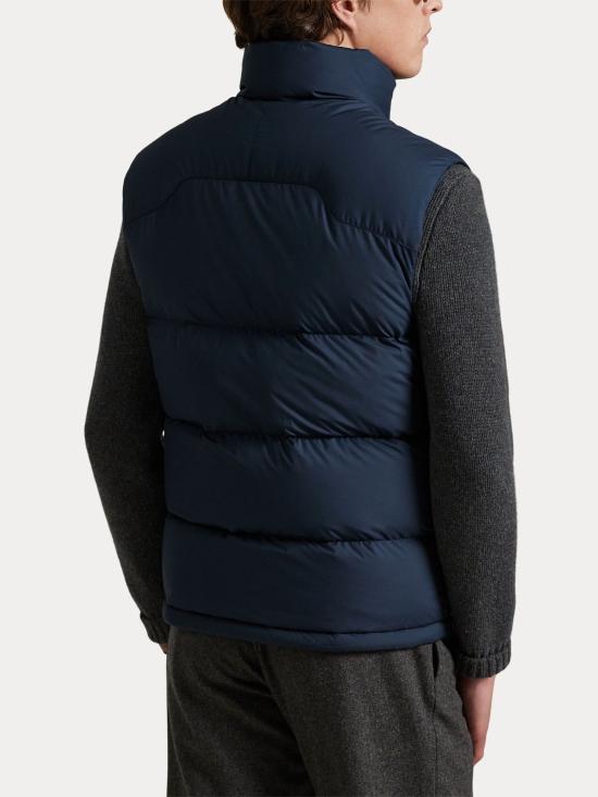 25FW 랄프 로렌 니트 베스트 710968283 002 Blue - RALPH LAUREN