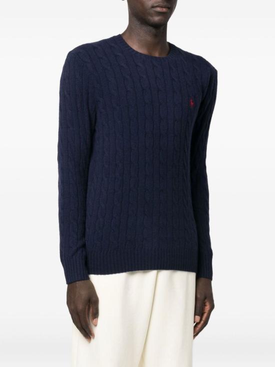 25FW 랄프 로렌 스웨터 710876762 017 Blue - RALPH LAUREN