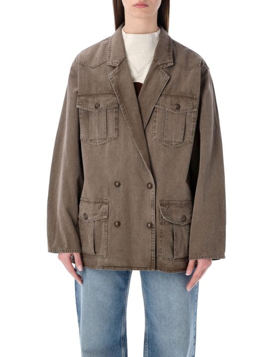 26SS 이자벨마랑에뚜왈 자켓 VE0625FAD1G04E 50DZ DARK BRONZE