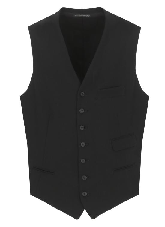 25FW 요지 야마모토 니트 베스트 HLV01100 2 Black