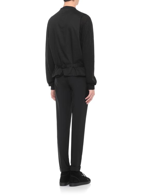 25FW 요지 야마모토 니트 베스트 HLV01100 2 Black - YOHJI YAMAMOTO
