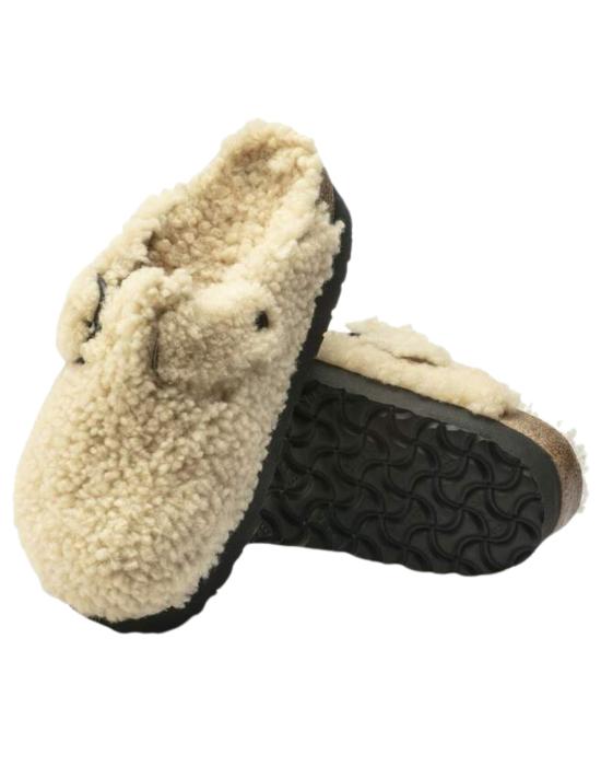 25FW 버켄스탁 BOSTON 보스톤 빅버클 테디 시어링 뮬 1025664 4541 - BIRKENSTOCK